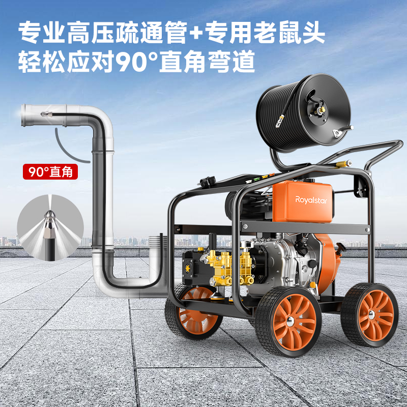 榮事達(dá)管道疏通機物業(yè)小區(qū)市政下水道疏通神器